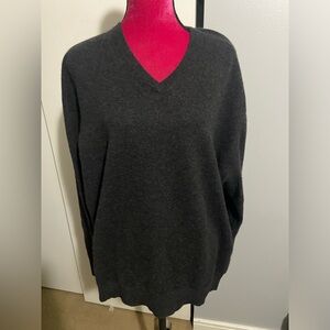 Jos. A. Bank cashmere gray sweater XXL